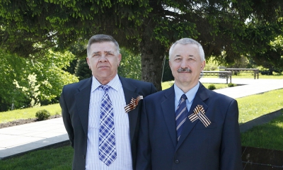 Встреча ветеранов следствия Ю.В.Игнатов и С.А.Пошибякин 